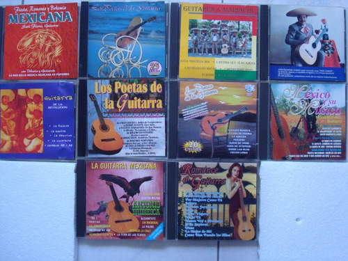 Lote De 5 Cd's A Elegir Instrumentales Con Guitarra