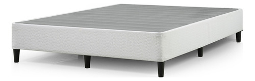 Base De Cama Keenan Zinus 2 Plazas 150x190x36cm Color Blanco