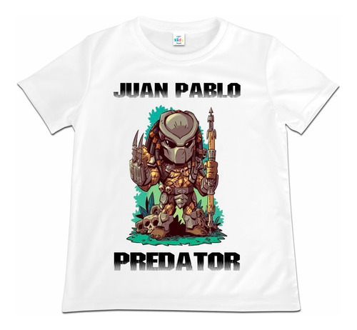 Franela Camisa Niño Niña Predator Depredador Poliester