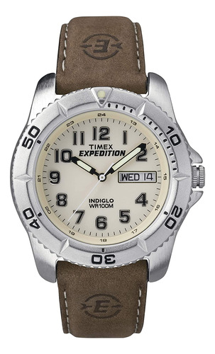 Correa De Piel Resistente De Metal Watch Timex Para Hombre