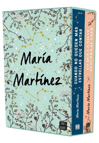 ESTUCHE CUANDO NO QUEDEN MÁS ESTRELLAS QUE CONTAR + LO QUE LA NIEVE SUSURRA  AL C. MARTÍNEZ, MARÍA. Libro en papel. 9788408278801 Librería Clan