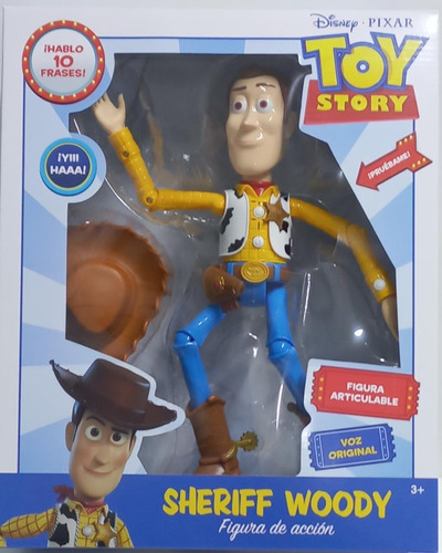Toy Story Sheriff Woody F. Acción Habla 10 Frases / M. Missi