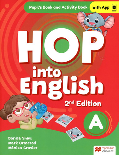 Hop Into English A 2nd Edition Pupils Book+activity Book Wit