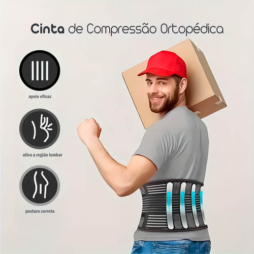Cinta De Compressão Ortopedica Corrige Postura Xl