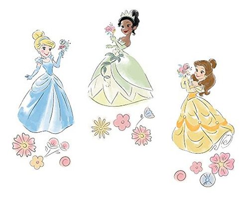 Calcomanías De Pared Con Princesas De Disney