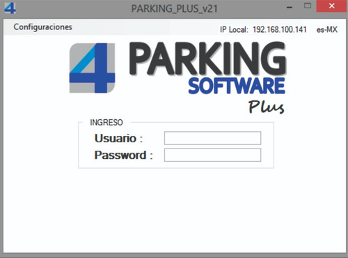 Software Programa Estacionamiento Fácil