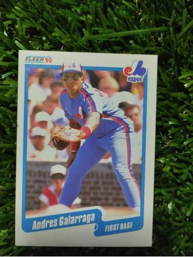 1990 Fleer Andrés Galarraga #345