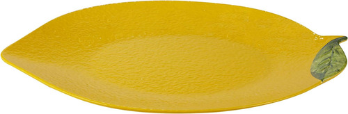 Certified International Zest 3-d Lemon Juego De Servir Pa...
