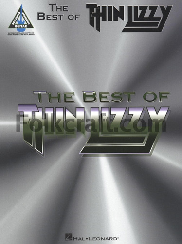 Libro Lo Mejor De Thin Lizzy-en Inglés