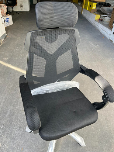 Silla Tokio Oficina Economica Escritorio Apoyacabeza Meihome Color Negro Material del tapizado Malla
