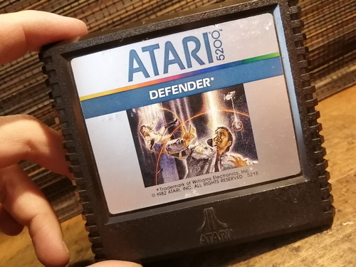 Videojuego De Atari 5200 Defender Vintage (Usado)