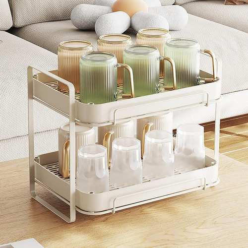 Estante Organizador De Encimera Estante Para Guardar Tazas