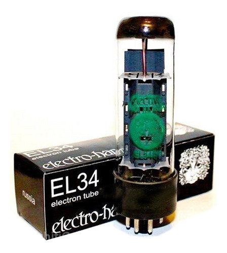 Imagen 1 de 1 de Valvula Tubo Electro Harmonix El34 Rusa