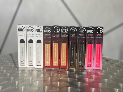 Imagen 6 de 8 de Puff Vaper Marca Fume 2500 Caladas Sabores Nuevos Surtidos