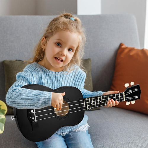 Ukelele Soprano Acústico Generic 21 Con Accesorios