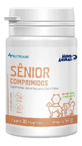 Nutrisana Sênior Suplemento Cães E Gatos 30 Comprimidos