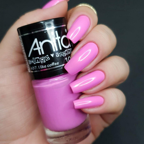 Kit Esmalte Anita Rosa Pink Com Chiclete