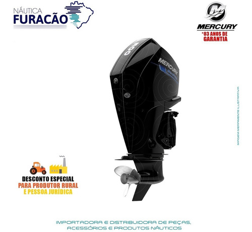 Imagem 3 de 9 de Motor De Popa Mercury 4 Tempos 300hp Cxl V8 Dts Seapro