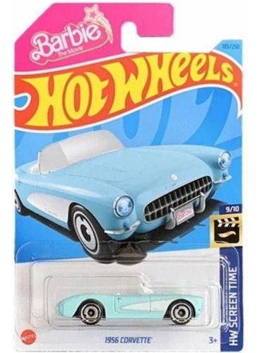 Hotwheel Corvette Barbie 1956 (screen Time 5/10) Año 2024