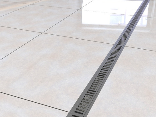 Kit 9 Ralo Linear 10x100 Cm Grelha Aluminio (modular 50cm)