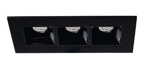 Imagen 2 de 5 de Lámpara Mini Cardan Led, Negro, 7w, Incrustar Interior