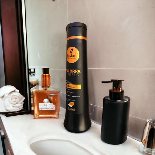 Shampoo Haskell Encorpa Cabelo Engrossar Fios 500 Ml