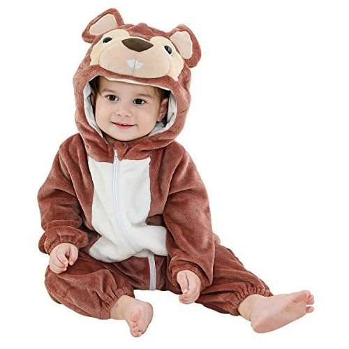 Michley Unisex Baby Boy Girl Hooded Mono De Invierno R26hb