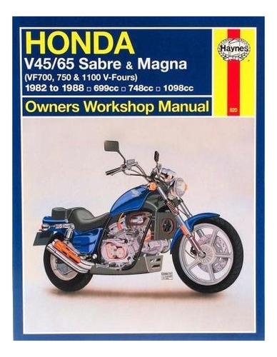 Libro: Honda Sabre & Magna (vf700m 750 & 1100 V-fours