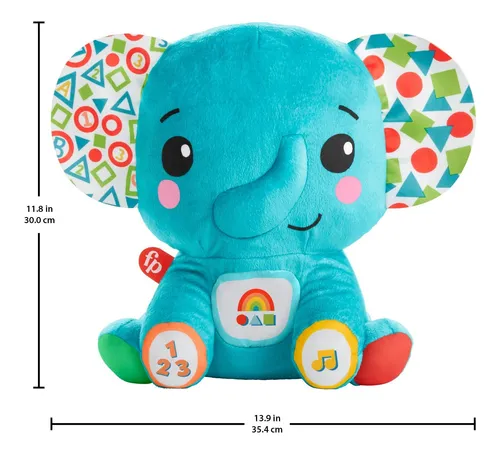 Juguete De Felpa Elefante Musical En Ingl s Fisher price Env o