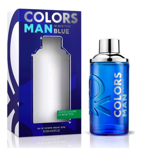 Imagen 1 de 1 de Colors Man Blue Edt 200ml Silk Perfumes Original Ofertas