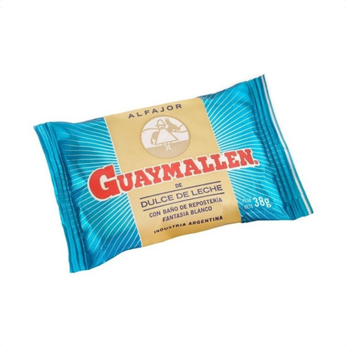 Caja 40 Alfajores Guaymallen Chocolate Blanco Dulce De Leche