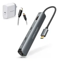 Comprar Adaptador Usb C Hub Multipuerto Cablecreation 6 1 Usb-c 100
