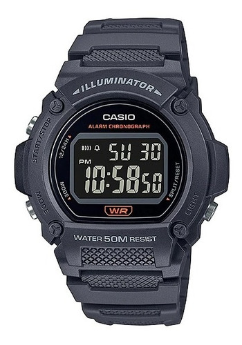 Reloj Casio W-219h 8b Deportivo Digital Diam 47mm - Impacto