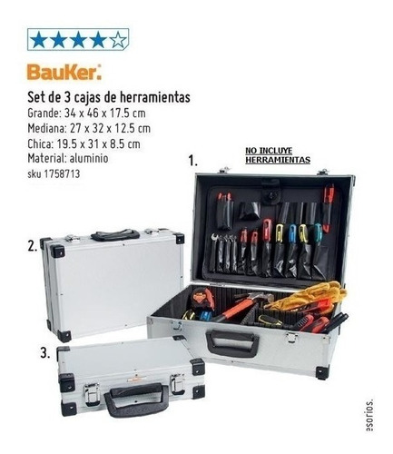 Imagem 3 de 7 de Kit 03 Maletas Case Alumínio Ferramentas Maquiagem Pq/med/gd