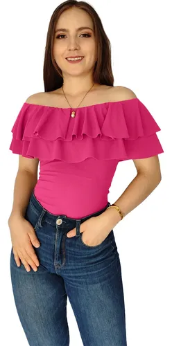 Blusas de olanes elegantes sale