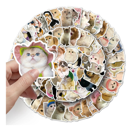 100 Bonitas Pegatinas Decorativas Impermeables Con Forma De