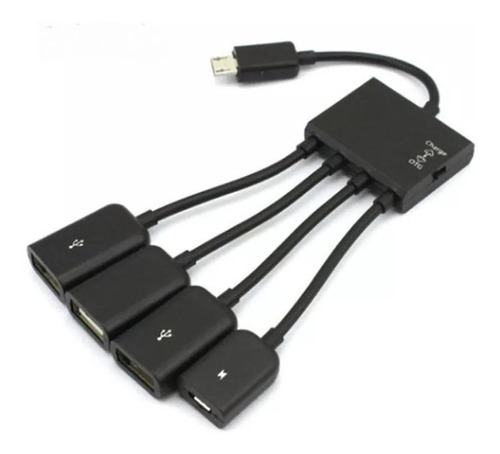 Cable Otg 4 En 1 Micro Usb