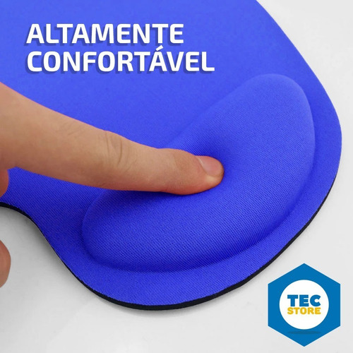 Mousepad Com Apoio De Pulso Em Gel Punho Previne Dores