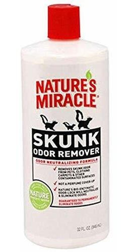 Naturaleza S Milagro Skunk Olor Remover 32 Onzas, Fórmula Ne