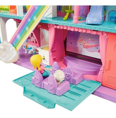 Boneca Polly Pocket Shopping Center Com 30 Acessórios Mattel