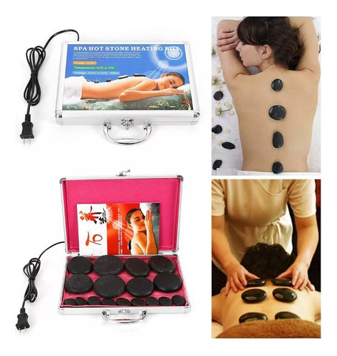 Estuche Piedras Calientes Electroestimuladores Tens Cuello