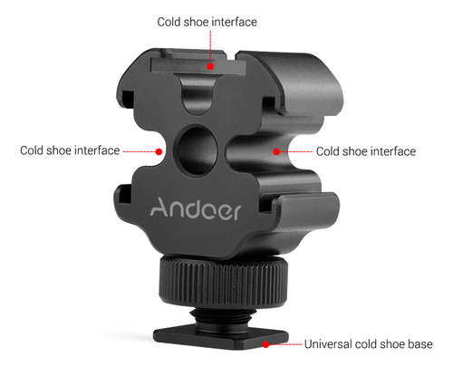 Vídeo De Montagem Portátil A Frio Do Adaptador Cold Shoe De
