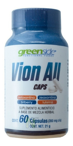 Imagen 2 de 3 de (3 Pzas) Vion All (60 Caps) Greenside Sabor Natural