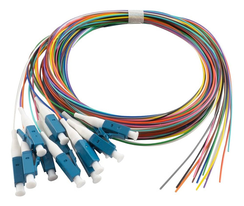 Pigtail De Fibra Optica Monomodo Lc Upc Os2 2m, 12unid, Mmc