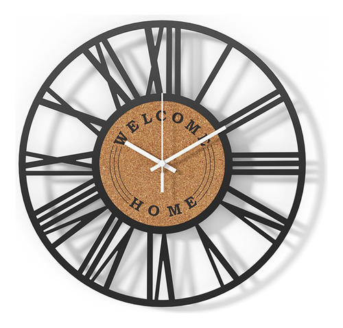 Reloj De Pared Decorativo Moderno De Metal Grande De 40 Cm P