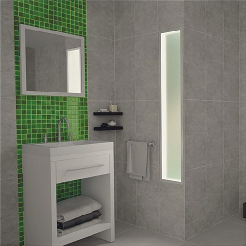 Malla Vidrio Frappe Kiwi Mosaicos Krystales 28,5x28.5 Cm