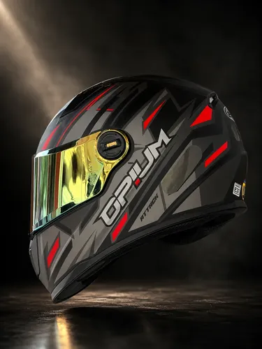 Capacete Fechado Ebf Opium Attack Ff358 Monocroma Tamanho
