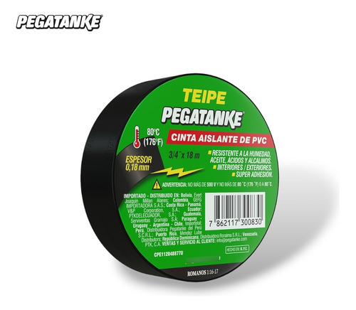 Teipe Pegatanke Original De 18m