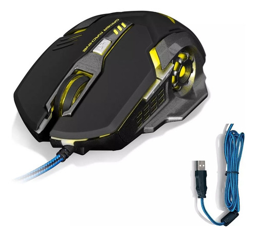Mouse Usb Led Gamer 6 Botones Sporting Mic M838 Micronics