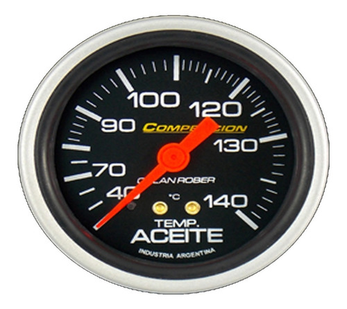 Reloj Temperatura De Aceite Competicion 60mm Orlan Rober